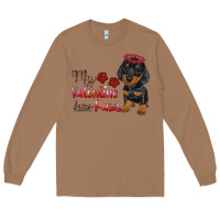Toasted Coconut my valentine has paws Long Sleeve Tee - RanaPortraitStore
