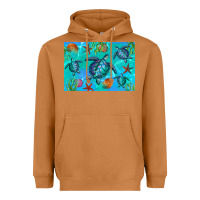Meerkat Turtle Seashells Starfish Heavyweight Hoodie - Artiststas