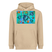 Mushroom Turtle Seashells Starfish Heavyweight Hoodie - Artiststas