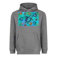 Storm Turtle Seashells Starfish Heavyweight Hoodie - Artiststas