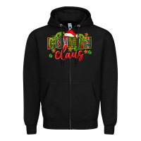 Black Christmas gimmie claus Zipper Hoodie - FaDigitalArtStudio