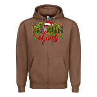 Chestnut Christmas gimmie claus Zipper Hoodie - FaDigitalArtStudio