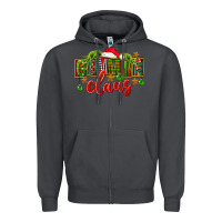Smoke Christmas gimmie claus Zipper Hoodie - FaDigitalArtStudio