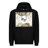 Black best garandma ever Premium Hoodie - MaliasSmallBusiness