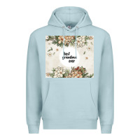 Blue Mist best garandma ever Premium Hoodie - MaliasSmallBusiness