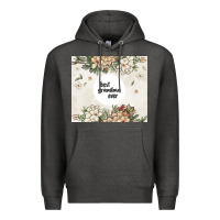 Charcoal Heather best garandma ever Premium Hoodie - MaliasSmallBusiness