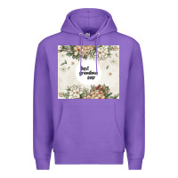 Purple best garandma ever Premium Hoodie - MaliasSmallBusiness