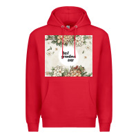 Red best garandma ever Premium Hoodie - MaliasSmallBusiness