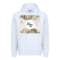White best garandma ever Premium Hoodie - MaliasSmallBusiness