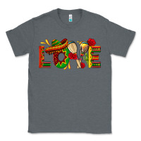 Charcoal Heather Mexico Love Classic Tee - texasbilliewilder