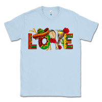 Dusty Blue Mexico Love Classic Tee - texasbilliewilder