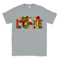 Heather Grey Mexico Love Classic Tee - texasbilliewilder