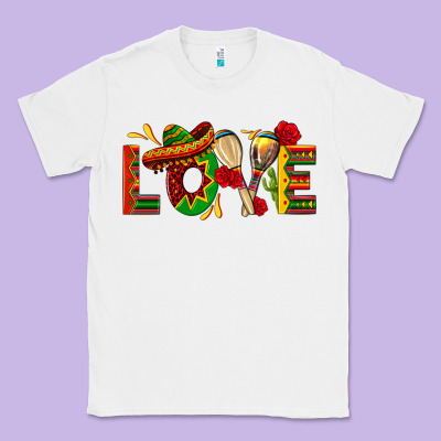Mexico Love Classic Tee Designed By Texasbilliewilder