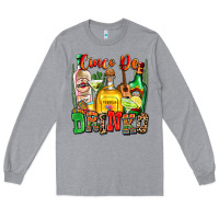 Heather Grey cinco de drinko Long Sleeve Tee - Zillion Design Studio