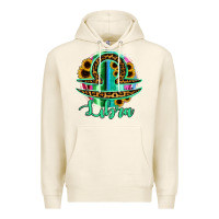 Tofu Libra Zodiac Sign Sunflower Leopard Serape Premium Hoodie - RanaPortraitStore