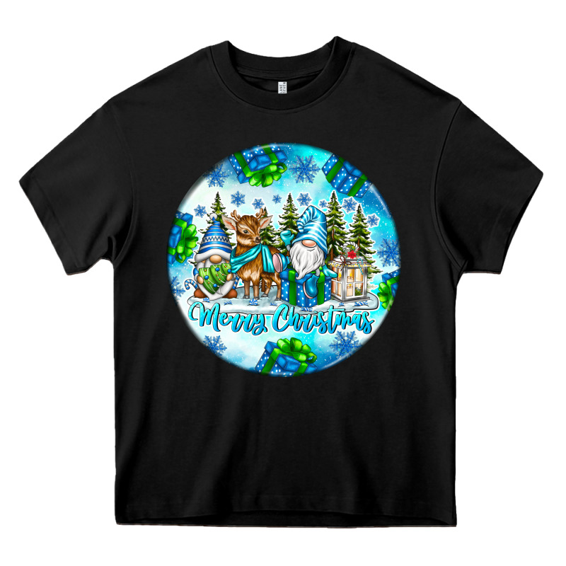 Merry Christmas Heavy Core Tee by CowhideDigitalArt | Teevron