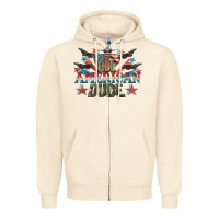 Sandshell All American dude 4th of July Zipper Hoodie - CowGirlArtShop
