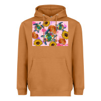 Meerkat Sunflowers Turtle Heavyweight Hoodie - Artiststas