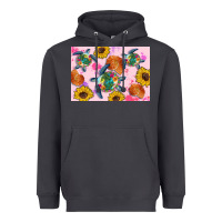 Smoke Sunflowers Turtle Heavyweight Hoodie - Artiststas