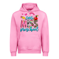 Fuchsia Pink little miss preschool Urban Hoodie - NancyCooperArtShop
