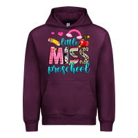 Mauve Wine little miss preschool Urban Hoodie - NancyCooperArtShop