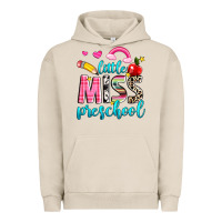 Pigment French Oak little miss preschool Urban Hoodie - NancyCooperArtShop