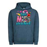 Pigment Midnight Navy little miss preschool Urban Hoodie - NancyCooperArtShop