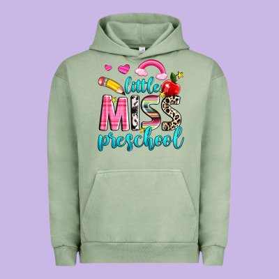 Little Miss Preschool Urban Hoodie Designed By Nancycooperartshop