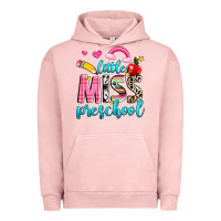 Pigment Salmon little miss preschool Urban Hoodie - NancyCooperArtShop