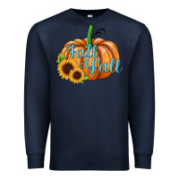 Navy fall y'all pumpkin Premium Sweatshirt - JahusDesignShop
