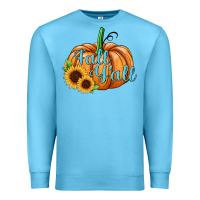 Ocean Blue fall y'all pumpkin Premium Sweatshirt - JahusDesignShop