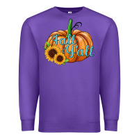 Purple fall y'all pumpkin Premium Sweatshirt - JahusDesignShop