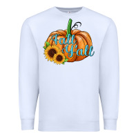 White fall y'all pumpkin Premium Sweatshirt - JahusDesignShop