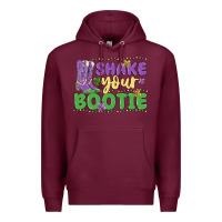 Burgundy shake your bootie Premium Hoodie - MaliasSmallBusiness