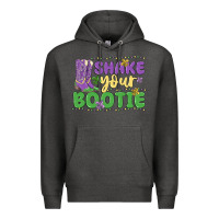 Charcoal Heather shake your bootie Premium Hoodie - MaliasSmallBusiness