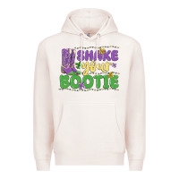 Pale Pink shake your bootie Premium Hoodie - MaliasSmallBusiness