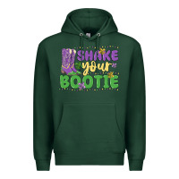 Sports Green shake your bootie Premium Hoodie - MaliasSmallBusiness