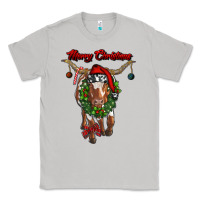 Moon Dust merry christmas longhorn cow Classic Tee - RanaPortraitStore