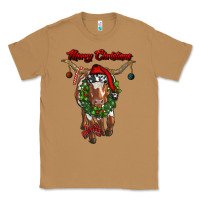 Toasted Coconut merry christmas longhorn cow Classic Tee - RanaPortraitStore
