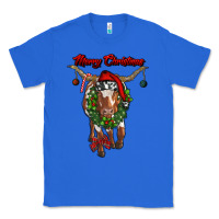 True Royal merry christmas longhorn cow Classic Tee - RanaPortraitStore