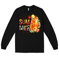 Black sweet summer time Long Sleeve Tee - texasbilliewilder