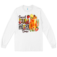 White sweet summer time Long Sleeve Tee - texasbilliewilder
