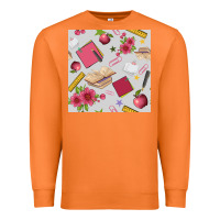 Carrot back to school  seamless pattern Premium Sweatshirt - BundleAndBundleShop