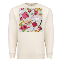 Sandshell back to school  seamless pattern Premium Sweatshirt - BundleAndBundleShop