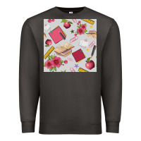 Smoke back to school  seamless pattern Premium Sweatshirt - BundleAndBundleShop