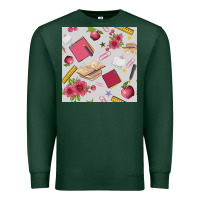 Back To School  Seamless Pattern Premium Sweatshirt | Teevron