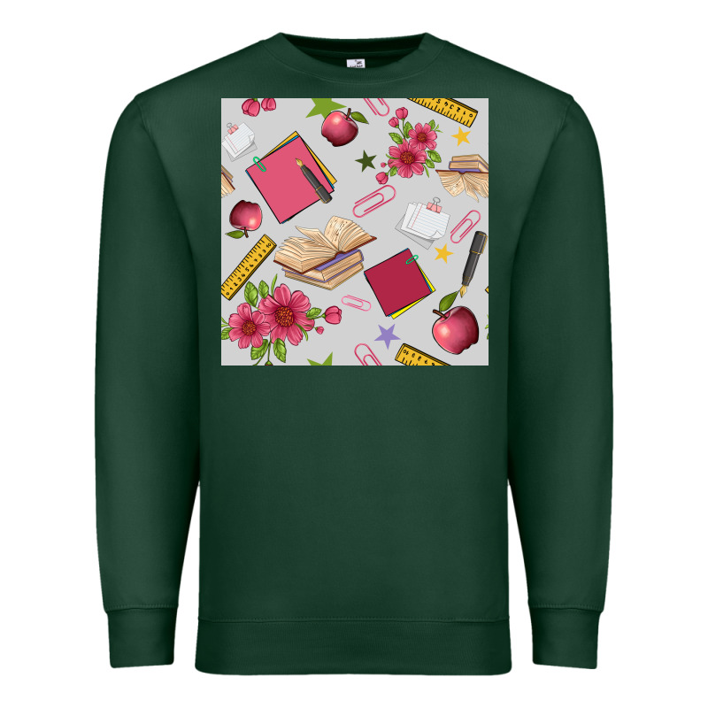Back To School  Seamless Pattern Premium Sweatshirt by BundleAndBundleShop | Teevron