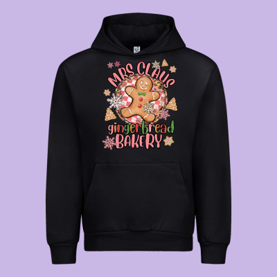 Mrs Claus Gingerbread Bakery Urban Hoodie Designed By Maliassmallbusiness