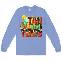 Colony Blue tan and tipsy Long Sleeve Tee - texasbilliewilder
