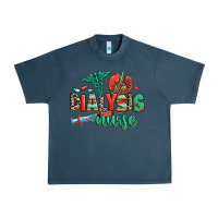 Midnight Navy dialysis nurse Urban Heavy Tee - RanaPortraitStore